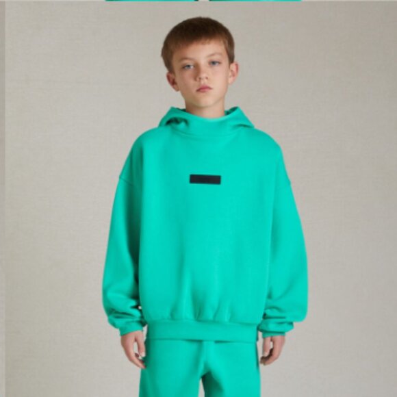 Fear of God Kids Green Hoodie - Picture 1 of 16